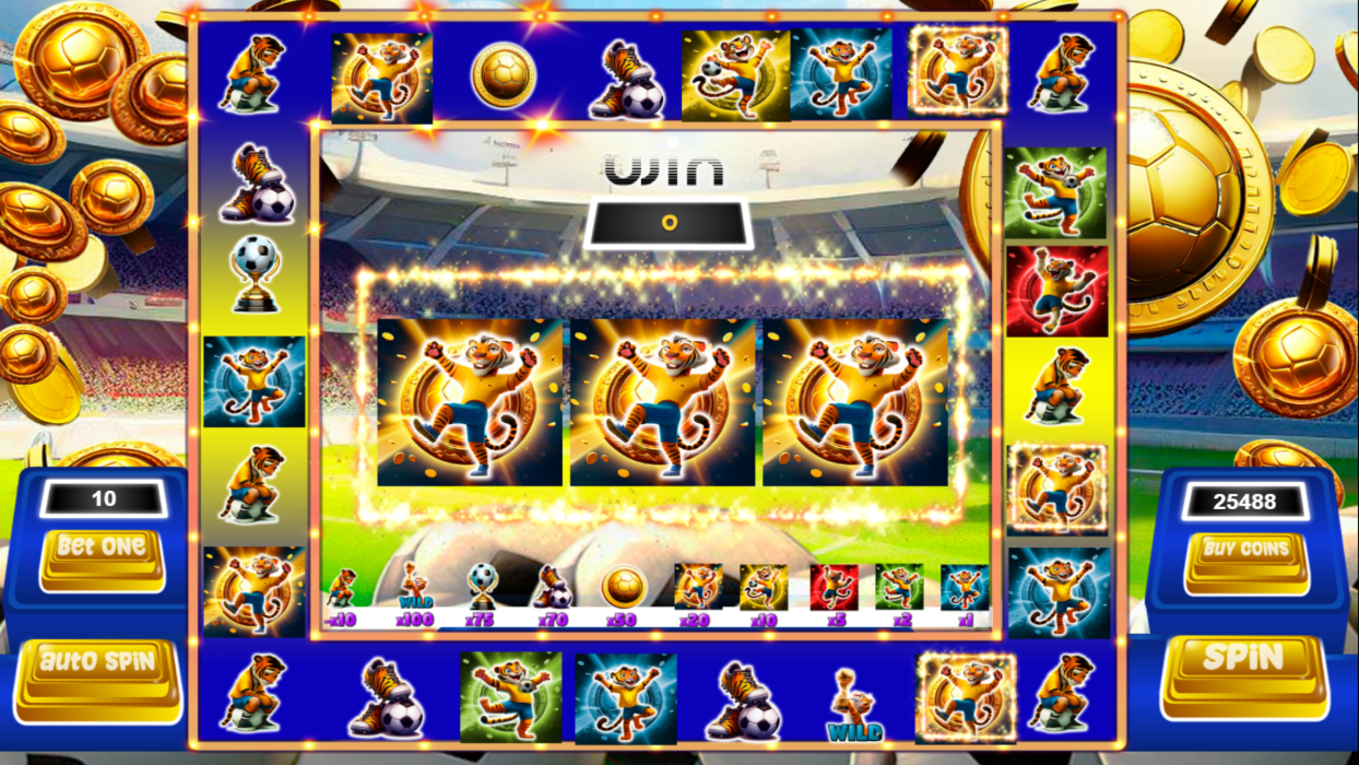 Tiger Soccer Casino by Casino_Games_SL CodeCanyon